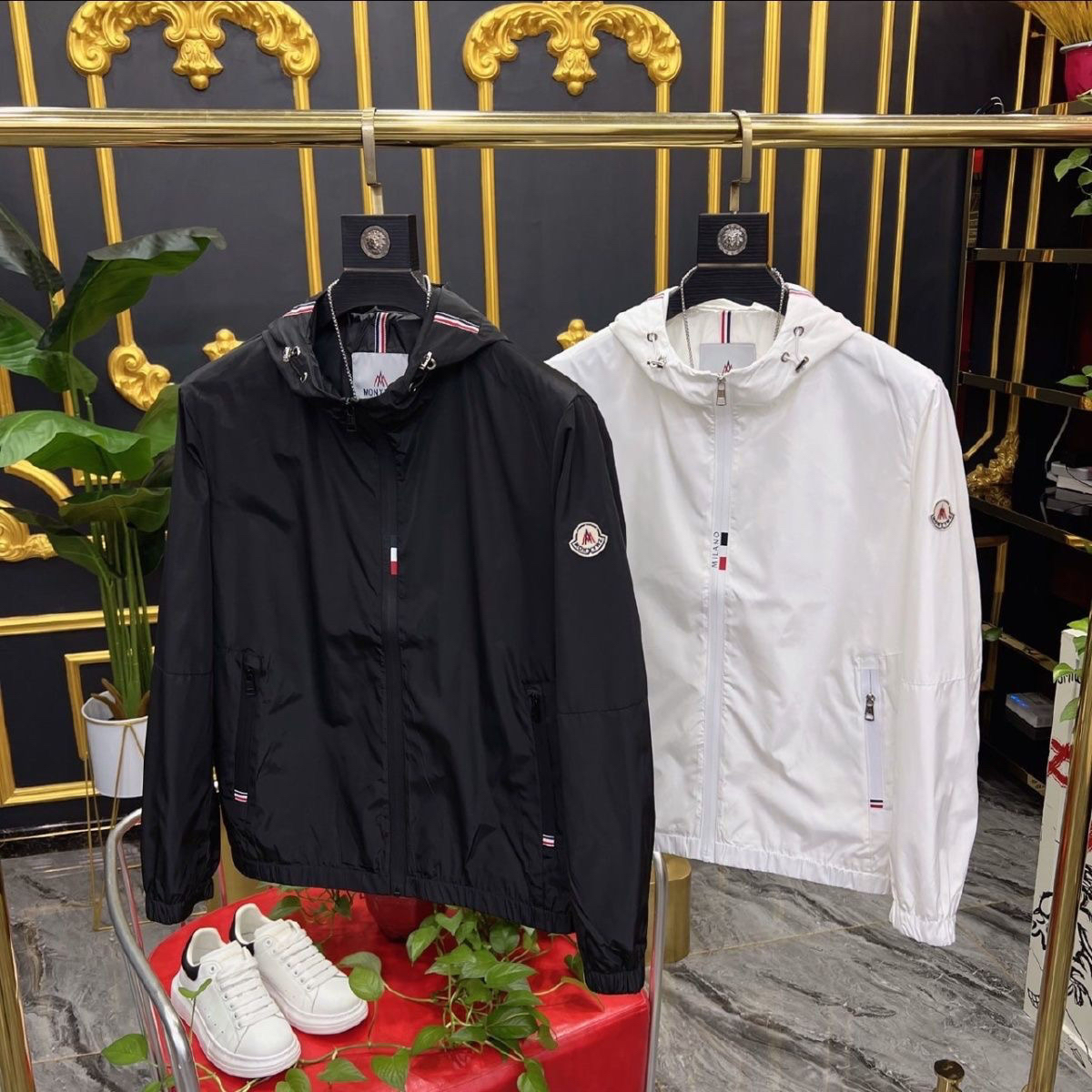 欧洲站潮牌夹克男装春夏季薄款修身休闲青年防风简约时尚连帽外套