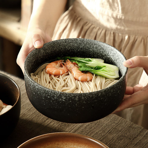 Japanese Ceramic Ramen Bowl Large Size Salad Soup Bowl