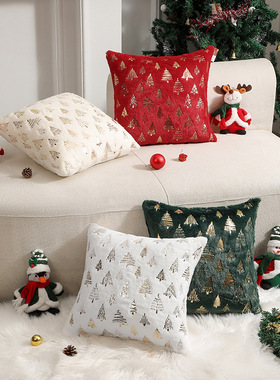 Christmas Pillow Cover Double sided Sofa Cushion Pillow Core