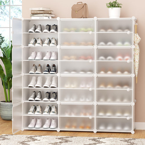 Multi layer shoe rack simple plastic storage shoe cabinet
