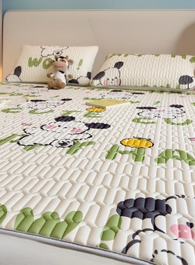 summer sleeping mat latex cushion Ice silk mattress乳胶凉席