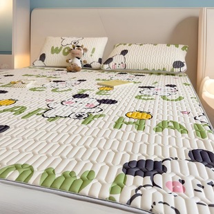 summer sleeping mat latex cushion Ice silk mattress乳胶凉席