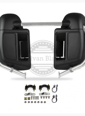 哈雷美国进口大道滑翔挡风护腿公路滑翔定制路王Advanblack手套箱