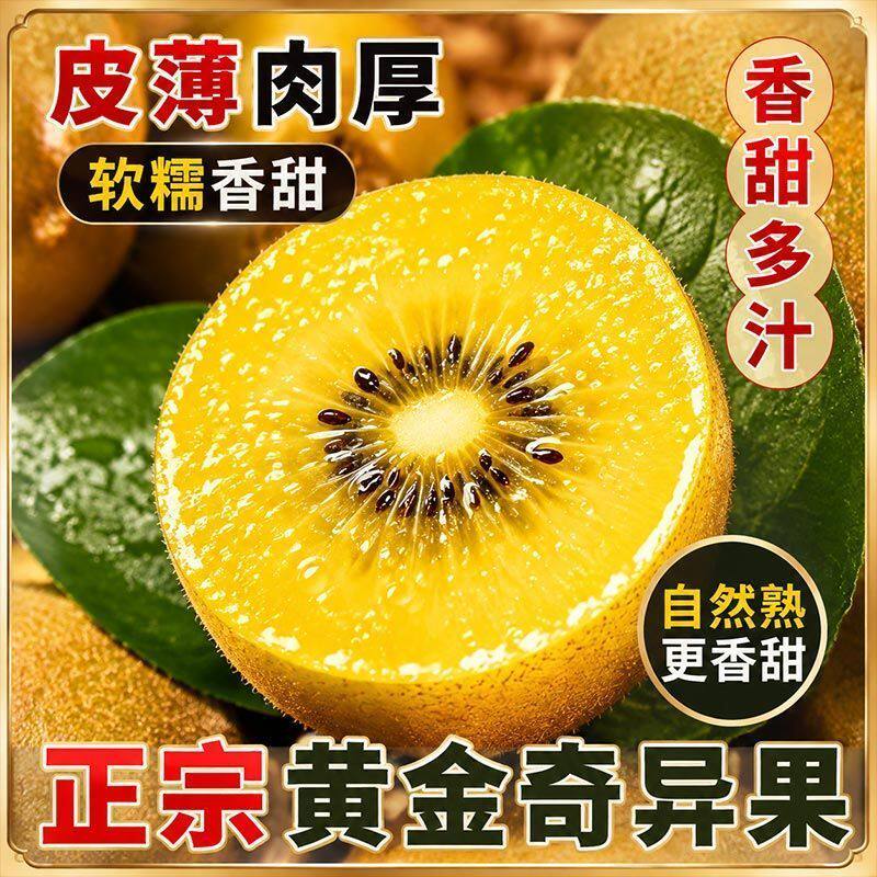 正宗当季新鲜黄心猕猴桃整箱