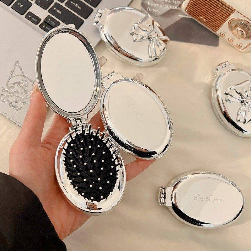 小梳子随身便携折叠梳女士旅行气囊梳气垫梳按摩迷你镜子一体梳子,家庭/个人清洁工具,梳子/化妆梳/按摩梳,淘宝优惠券,粉丝福利购,淘宝优惠卷