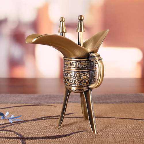 创意个性复古仿青铜帝王饮用酒杯