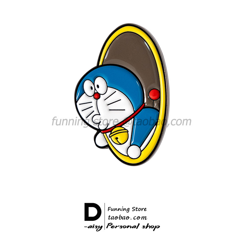 도라에몽 블루 지방은 안녕하세요 도라에몽 모든 문 주변 배지 학생 학교 가방 장식 브로치 액세서리