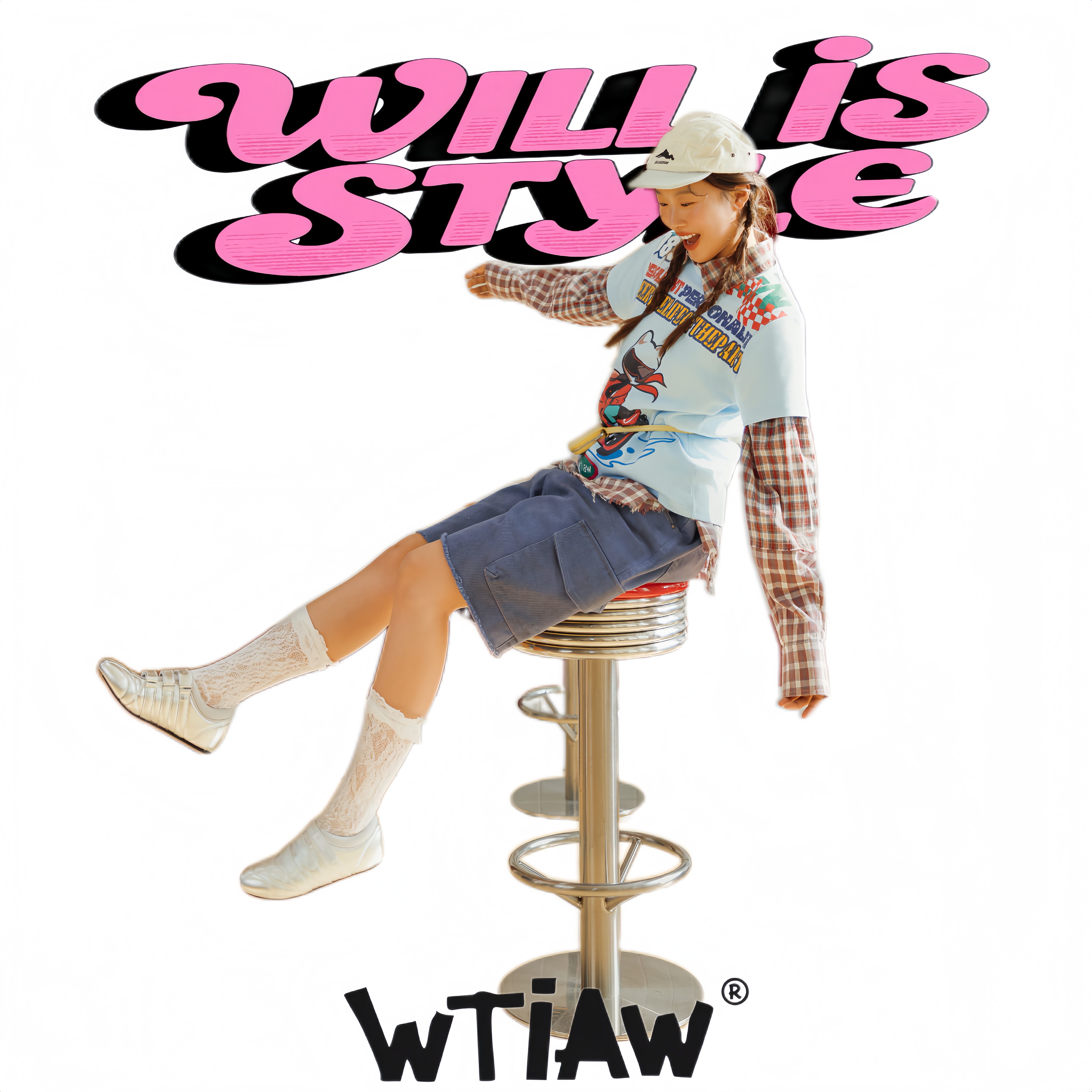 WTIAW2025YS凯蒂猫大印花T恤