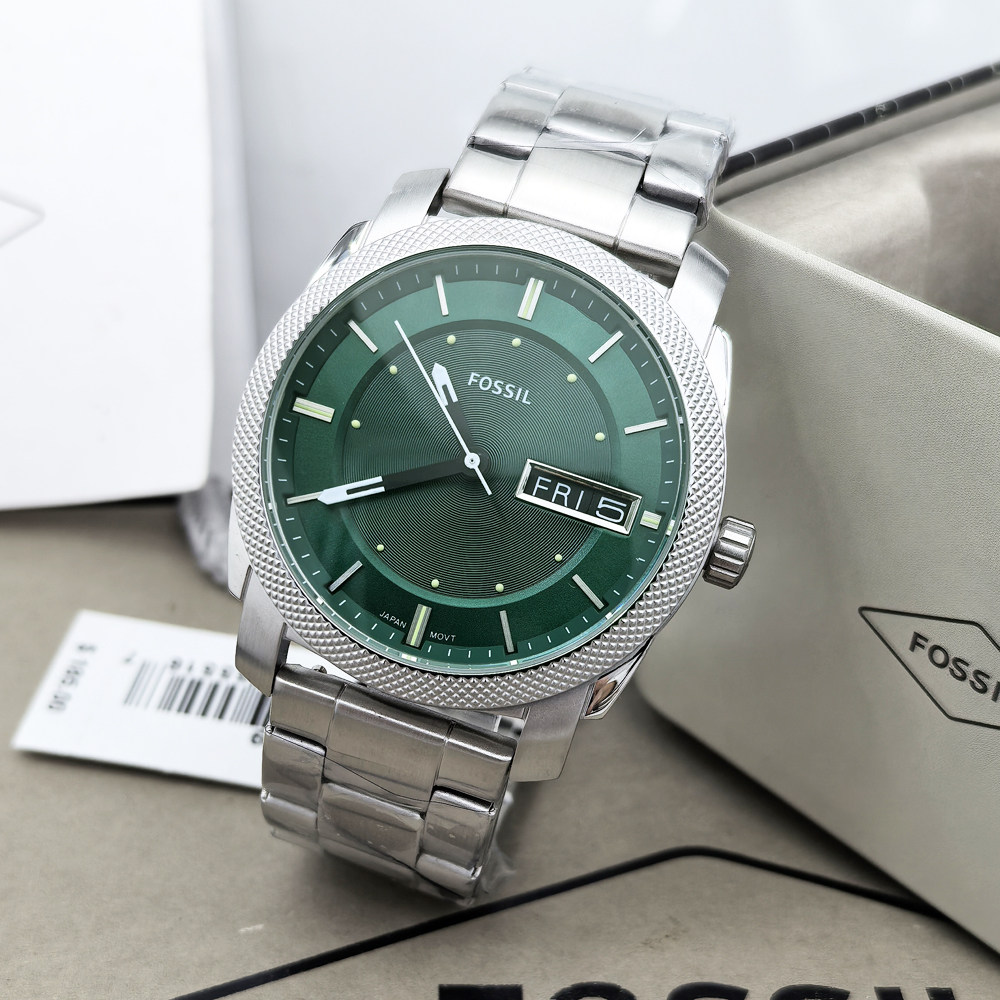 FOSSIL手表不锈钢星期日历男表