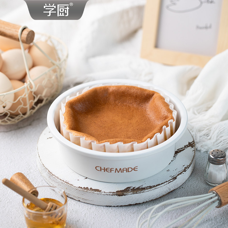 学厨轻乳酪蛋糕模固底6寸不粘圆形家用烘焙6寸轻芝士发糕年糕模具,厨房/烹饪用具,烘焙模具,淘宝优惠券,粉丝福利购,淘宝优惠卷