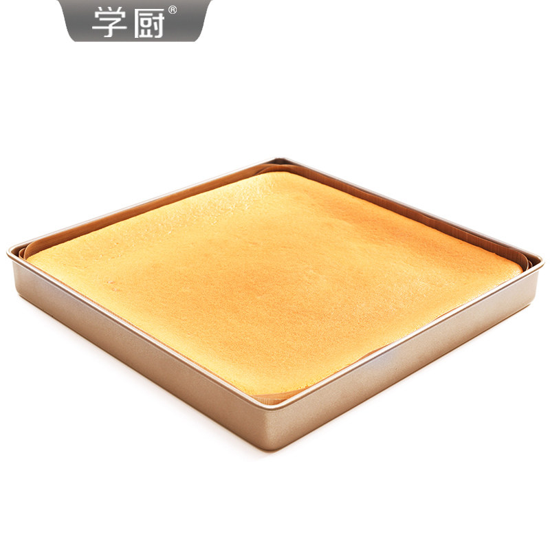 学厨 食品级蛋糕卷垫耐高温不沾油布烤盘垫折边家用烤箱烘焙工具