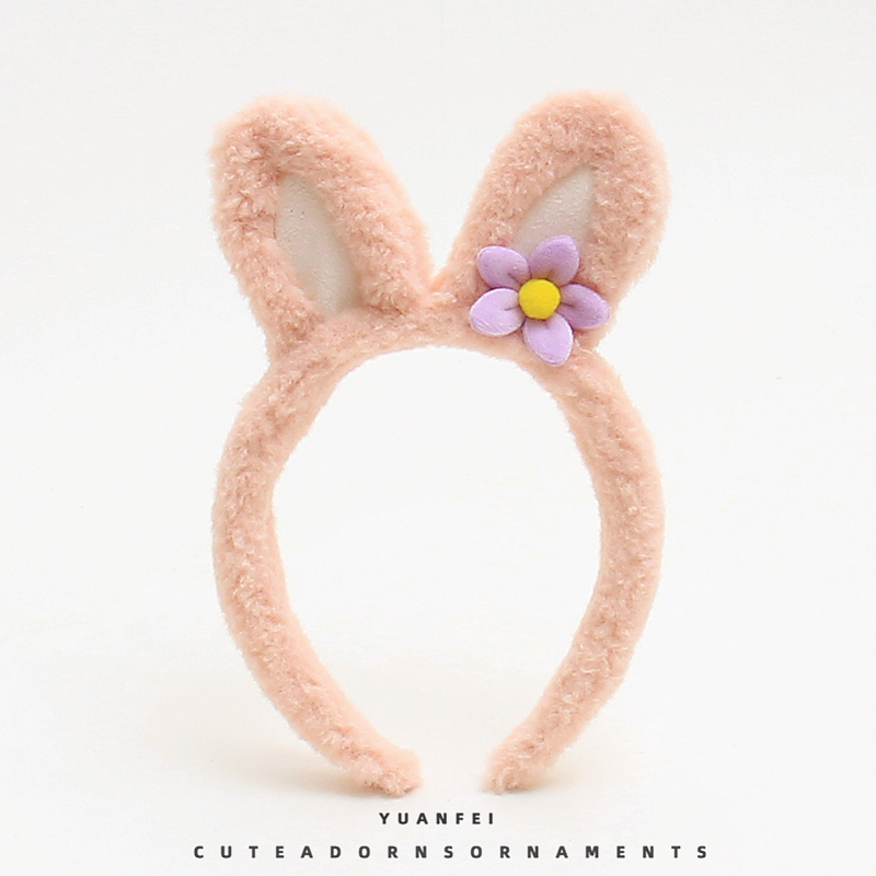 可爱兔耳朵卖萌表演拍照发箍