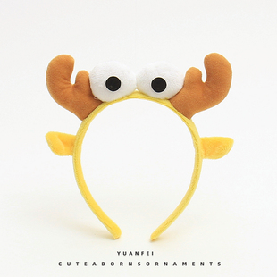 可爱龙角发箍龙年卡通头饰超萌儿童成人表演拍照发卡生肖搞怪头箍