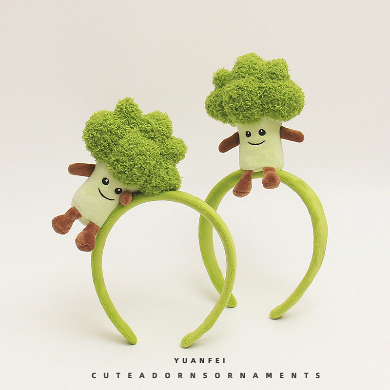 创意花菜西兰花发箍趣味绿色蔬菜卡通头饰可爱拍照发卡搞怪头箍女,饰品/流行首饰/时尚饰品新,发饰,淘宝优惠券,粉丝福利购,淘宝优惠卷