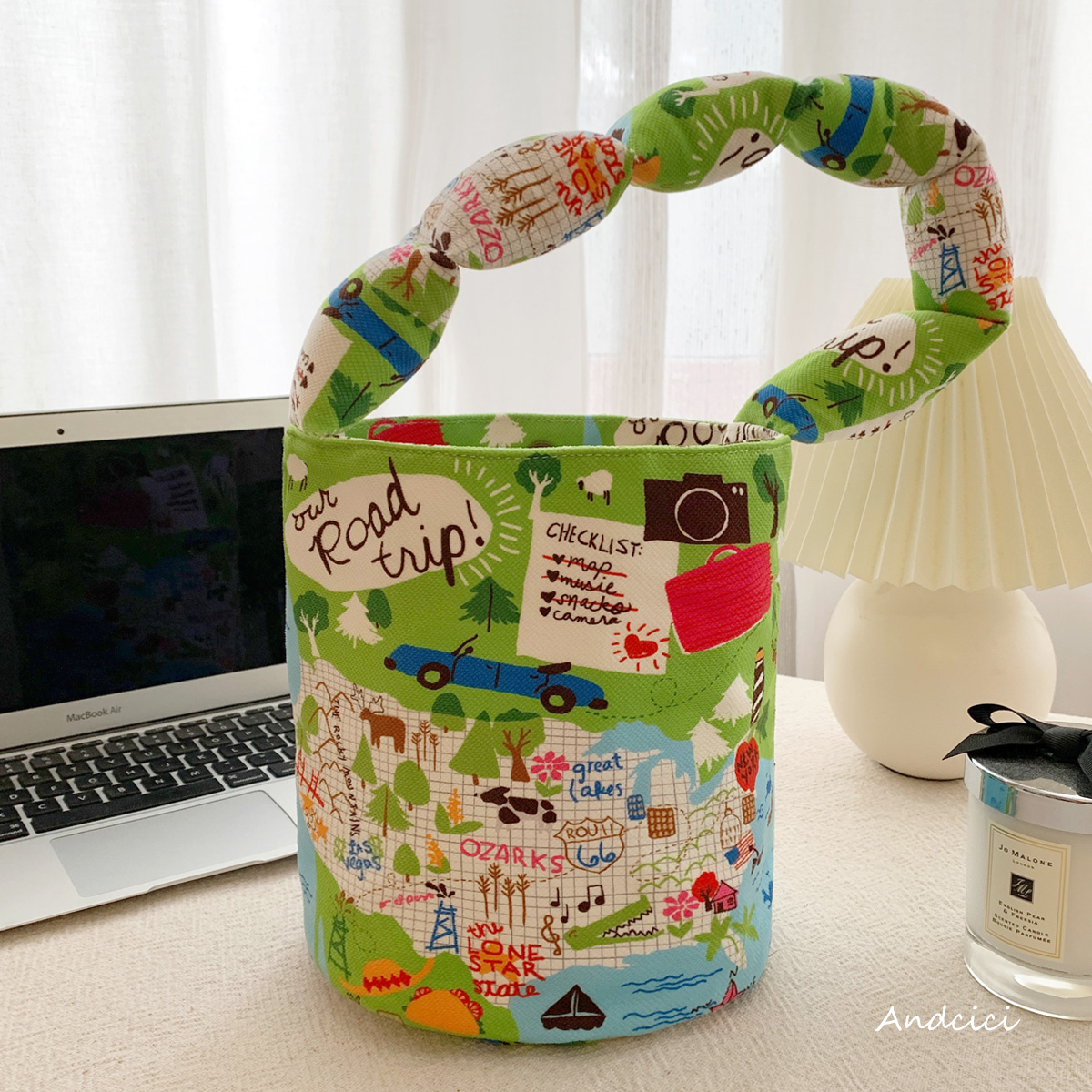 纽约地图大容量水桶包