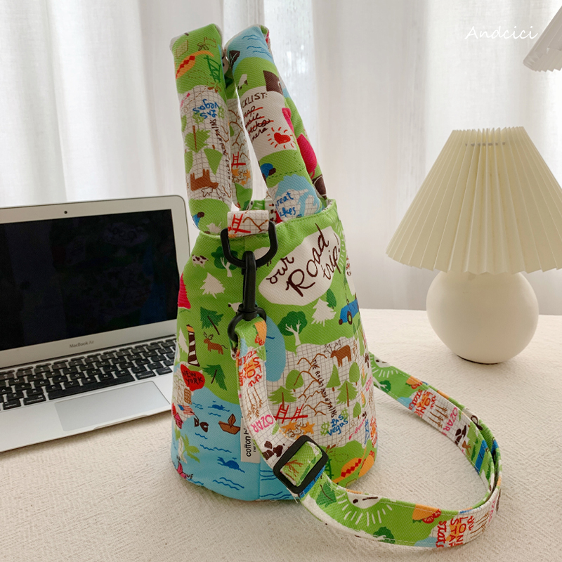 设计师原创~纽约地图斜挎包