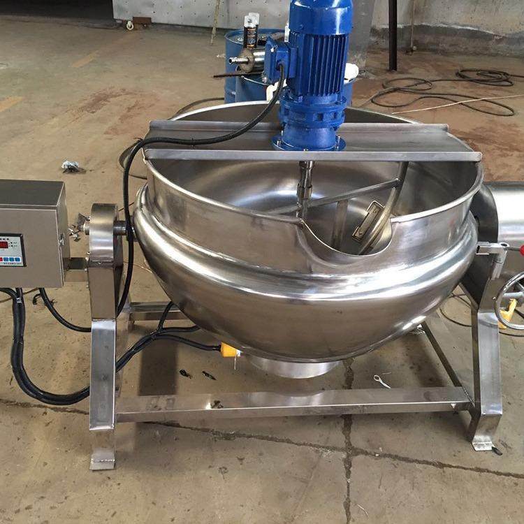 厂家产销农村办厂创业项目商用煮锅煮粥大锅不锈钢可倾电加热夹层
