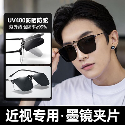 【近视专用】明星同款墨镜夹片