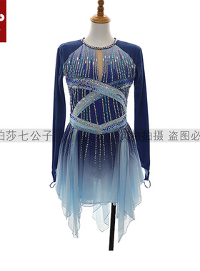 DVWVB设计定制花样滑冰服装滑冰表演服儿童成人女款Y575