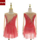 花样滑冰表演服儿童成人女款 DVWVB 设计定制花样滑冰服装 Y553