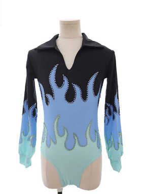 DVWVB 设计定制花样滑冰服装花样滑冰表演服儿童成人男款Y502