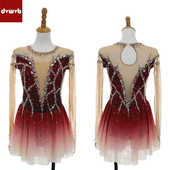 DVWVB设计定制花样滑冰服装 花样滑冰表演服考级儿童成人女款 Y461