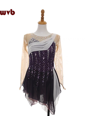 DVWVB设计定制滑冰服装花样滑冰表演服演出服儿童成人Y734