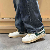 FD0320 Nike 133 VISION 男女帆白绿复古减震低帮板鞋 耐克 COURT