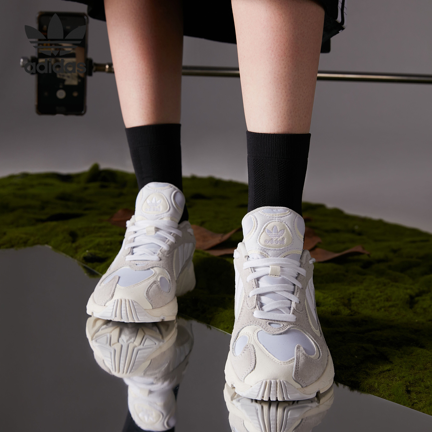 Adidas/阿迪达斯正品 YUNG-1 男女复古休闲运动跑步老爹鞋B37616