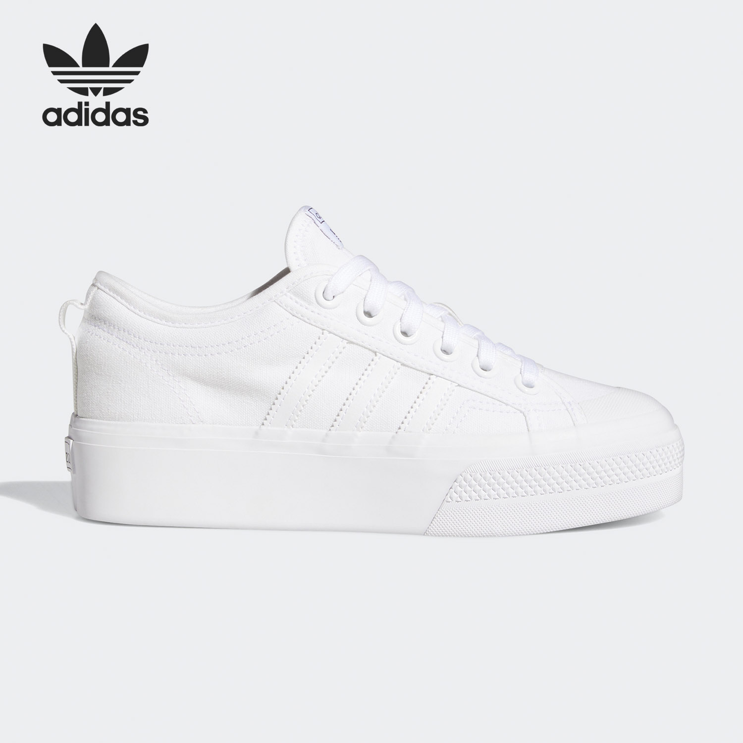 Adidas/阿迪达斯正品三叶草新款男女低帮运动帆布休闲鞋 FV5322