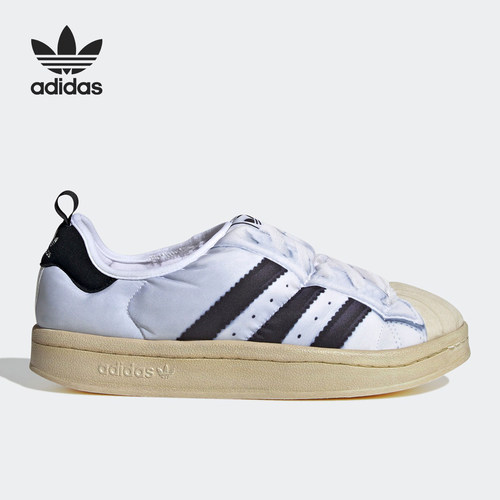 Adidas/阿迪达斯正品 PUFFYLETTE 三叶草男女休闲板鞋 HP6697