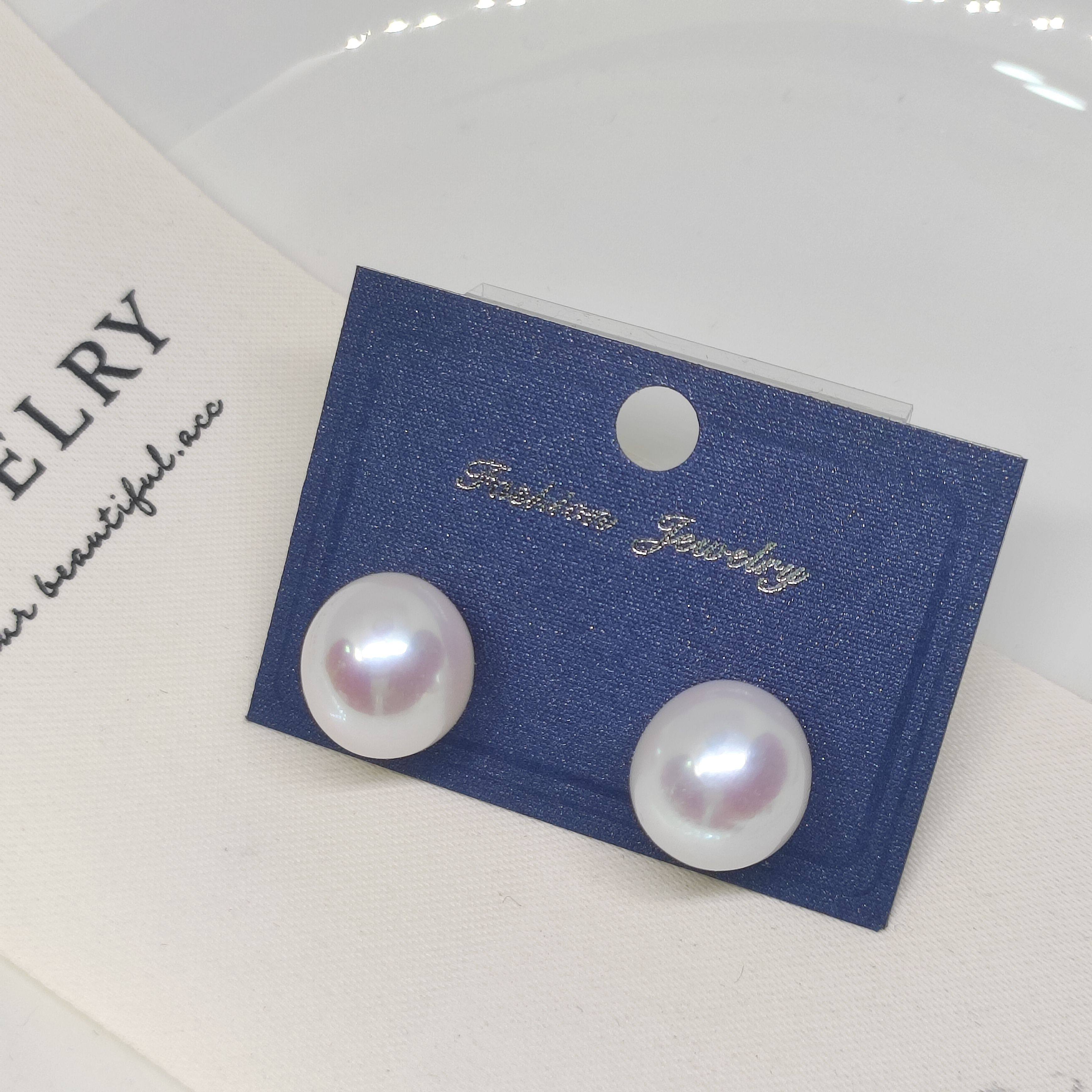 12+mm强光境面透润天然淡水椭圆真珍珠纯银耳针正面无瑕侧微瑕礼,珠宝/钻石/翡翠,耳饰,淘宝优惠券,粉丝福利购,淘宝优惠卷