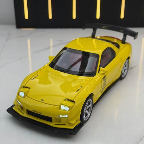 双跳灯马自达RX-7FD3S合金车模型