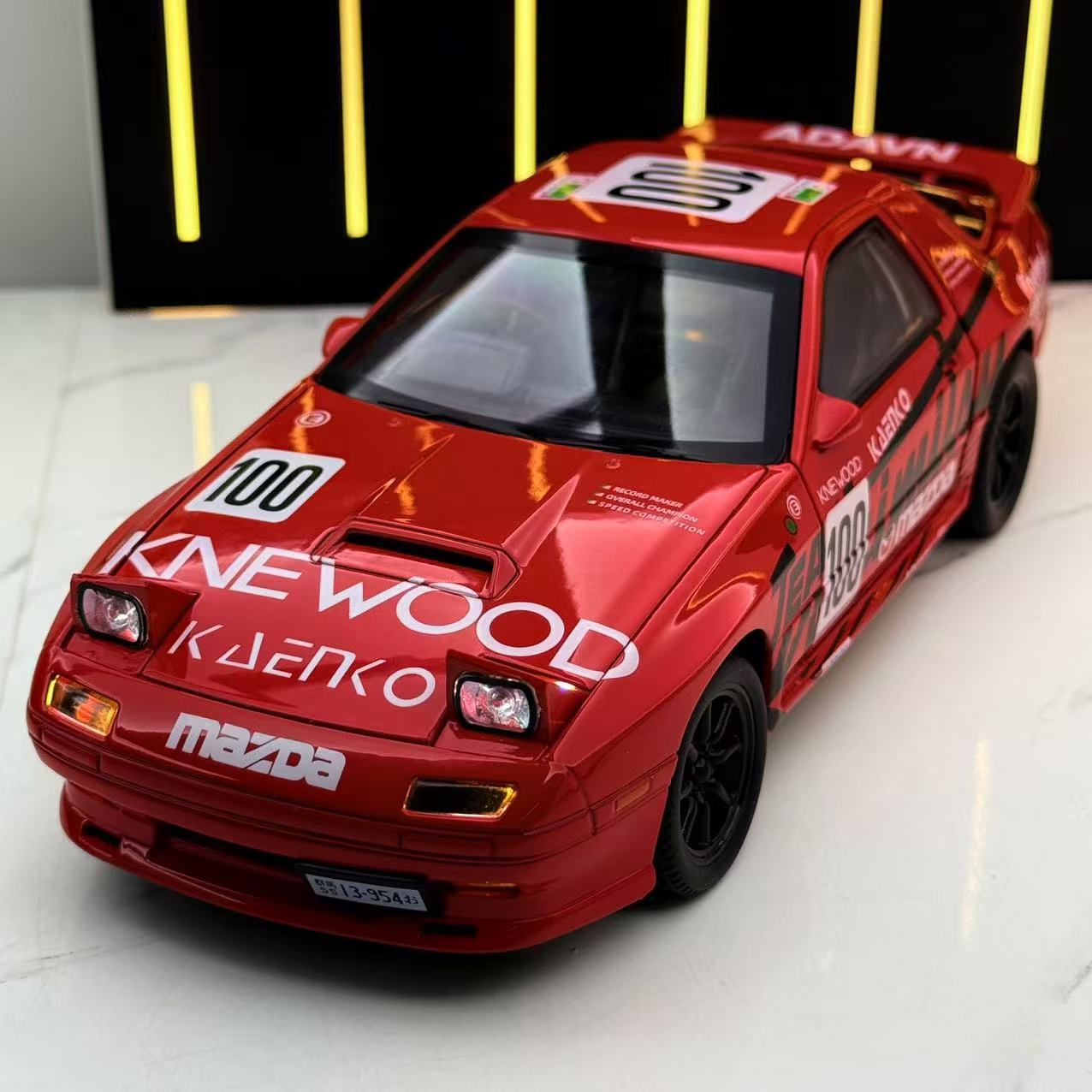 124马自达RX7-FC合金车模型礼物