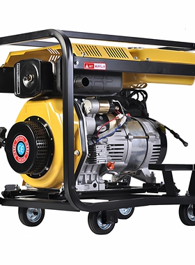 双缸汽油发电机10KW15Kw20Kw30千瓦柴油发电机单相220V三相380V