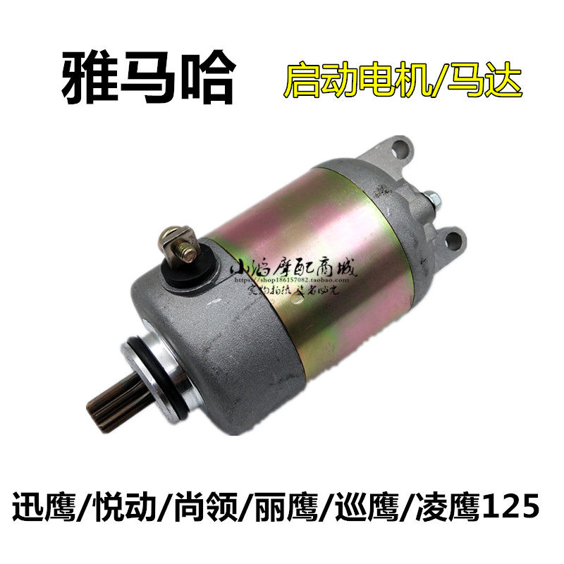 适用摩托车迅鹰悦动尚领丽鹰巡鹰马达/起动电机
