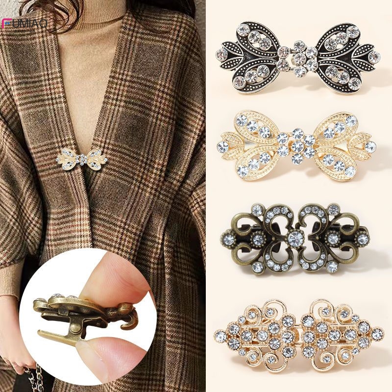 大衣女搭扣服固定子母夹挂