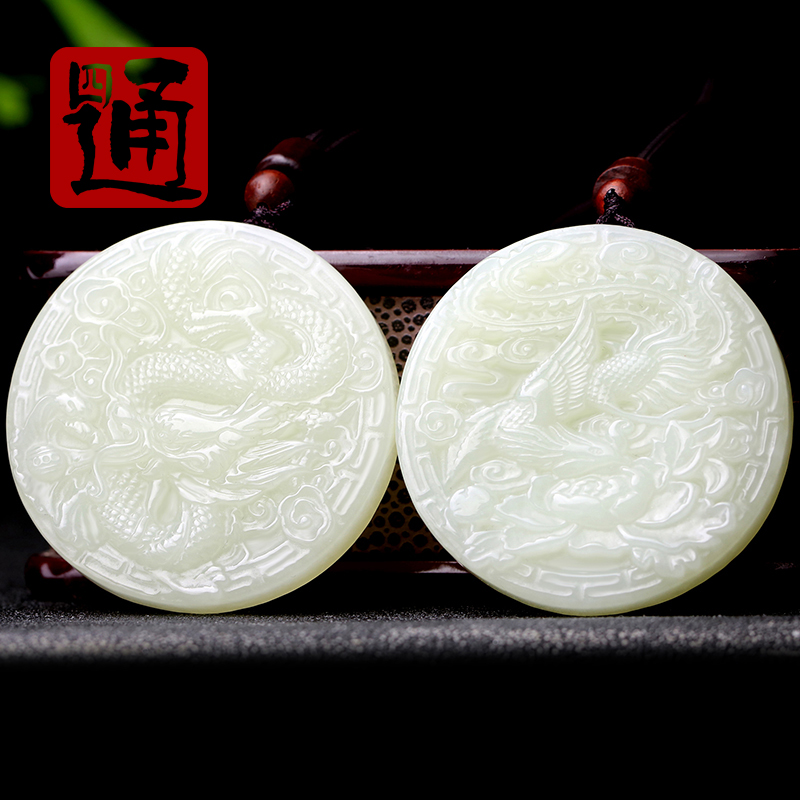 甄选色均料细龙德凤品吉祥圆满