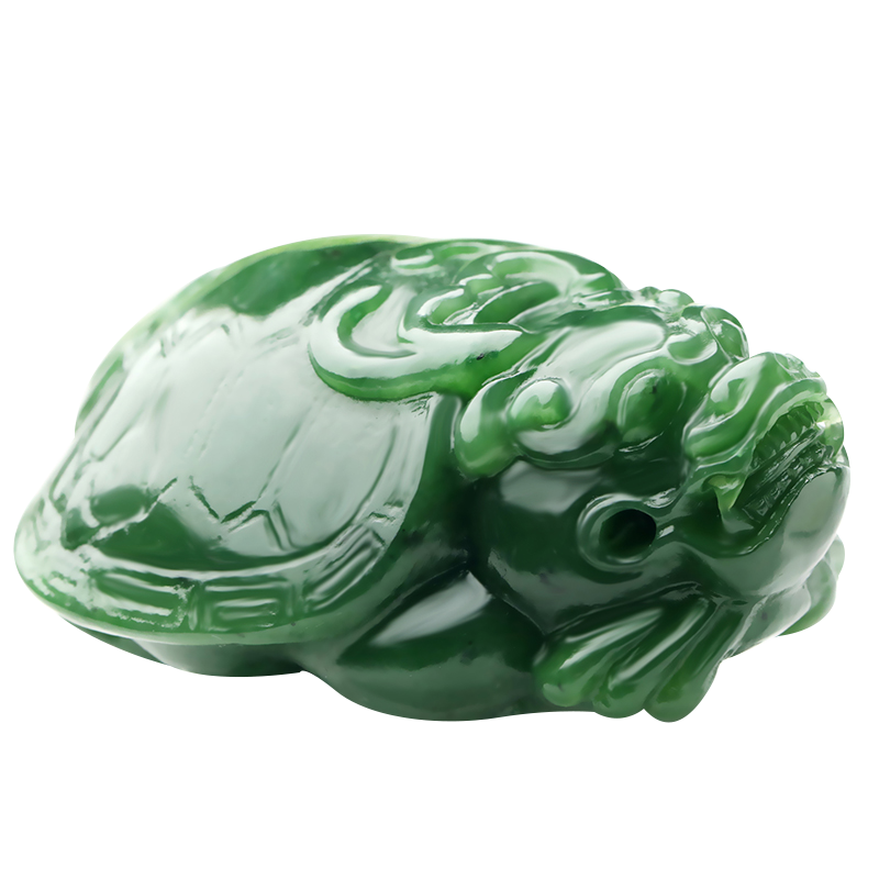 菠菜绿色立体雕工寓意富贵长寿