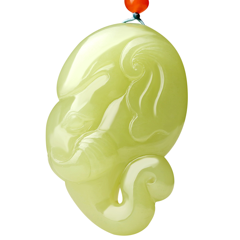甄选玉料温润清透吉祥如意带证书