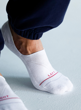 Beeff 夏季男女隐形棉质船袜 轻运动休闲透气薄毛巾吸汗 防掉跟