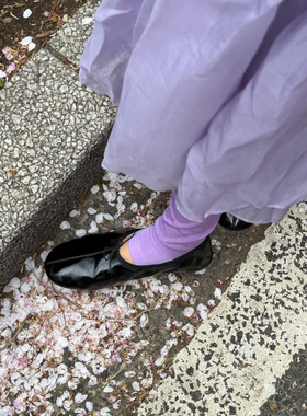 Beeff 夏日芋紫色“秀场”袜套 100支丝光棉夏季凉感｜top级产品