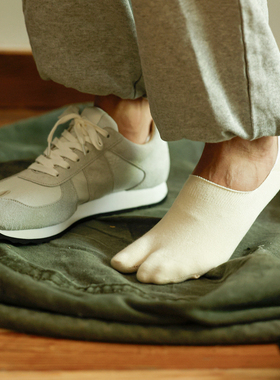 Beeff 一体无缝二趾袜 分趾船袜隐形袜 吸汗透气浅口棉船袜无骨