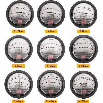 te2000型压差表 差压表圆形指针 差压表 微 压差计 气压计