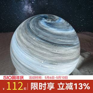 地球小夜灯生日礼物台灯卧室床头灯星空灯高级感月球星球灯氛围灯