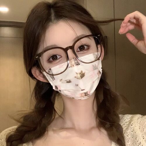 光野女近视可配带有度数眼镜大框
