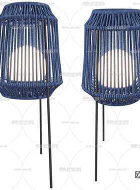 太阳能庭院草坪灯家用防水户外别墅花园阳台LED灯纯手工编织