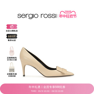 sr1系列经典 尖头浅口高跟鞋 Rossi 款 SR女鞋 Sergio 经典