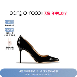 Godiva系列尖头高跟鞋 Sergio Rossi SR女鞋