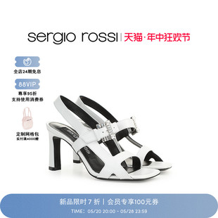 SR女鞋 BUCKLE系列钻扣高跟鞋 Sergio Rossi 新款 TWENTY